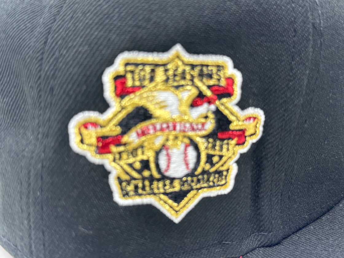 Kansas City Royals 100th Anniversary New Era Fitted Hats-Black Red