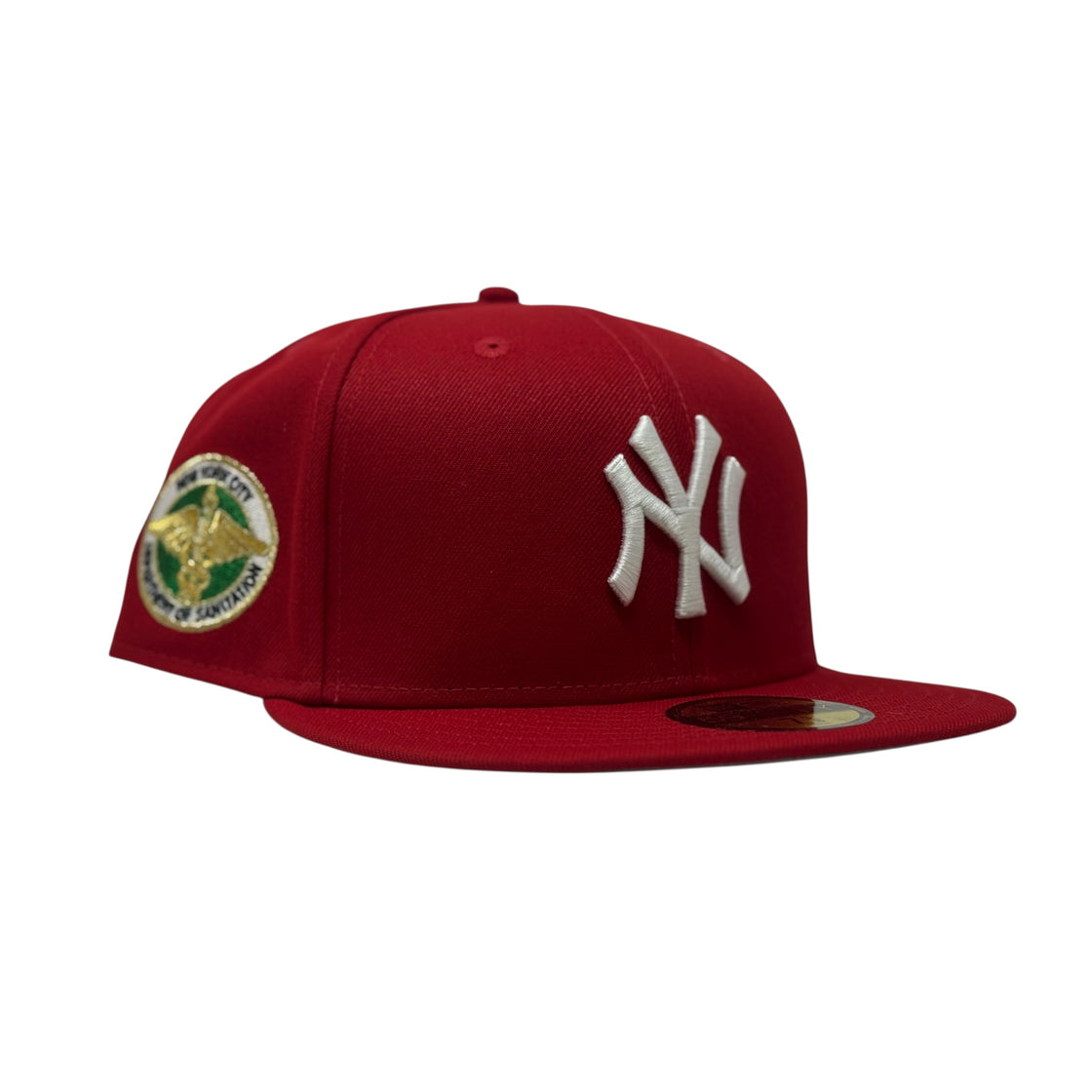 New York Yankees Dept. Of Sanitation Fitted Hat-Red