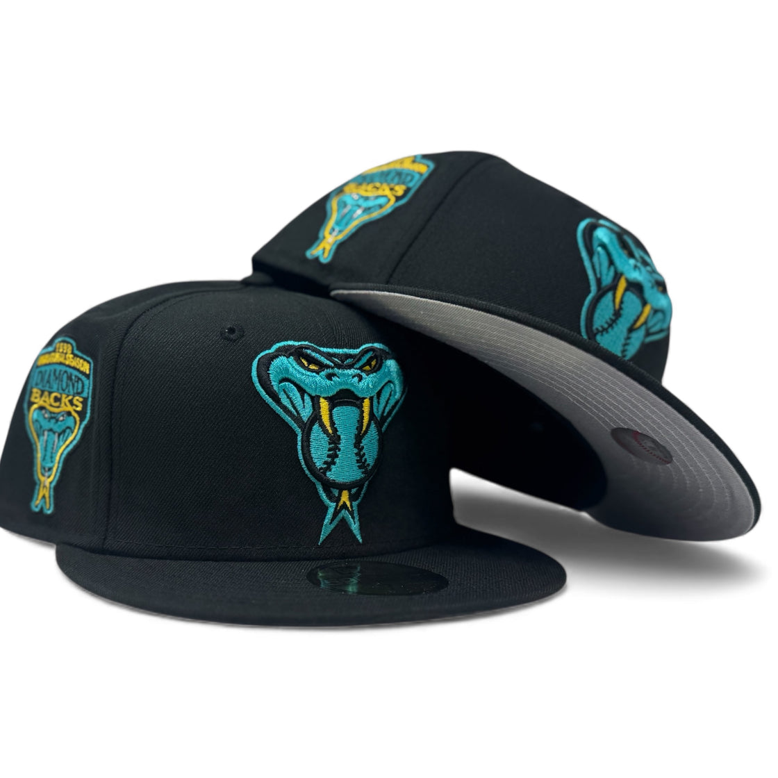 Arizona Diamondbacks 1998 Inaugural Season Fitted Hats to Match Gamma 11