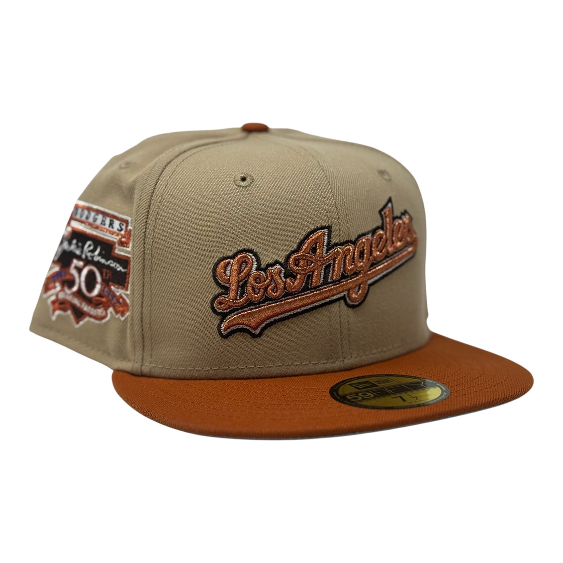 Los Angeles Dodgers Jackie Robinson 50th Anniversary 59Fifty New Era Fitted Hat