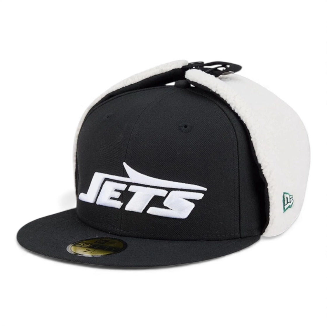 New York Jets NFL Classic Black Dogear 59FIFTY Fitted Cap