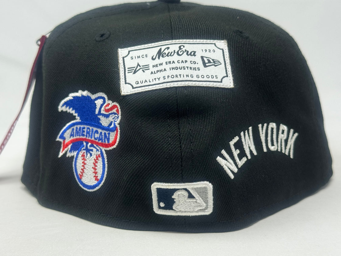 New York Yankees  Alpha Industries X New Era  Black 59FIFTY Fitted