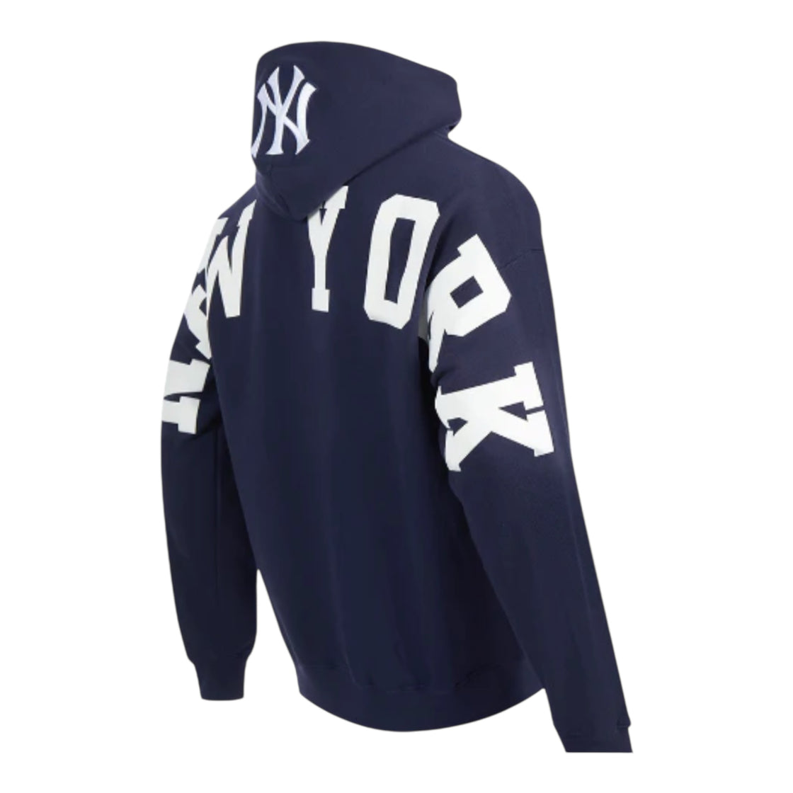Pro Standard New York Yankees Wingspan Drop Shoulder Navy Hoody