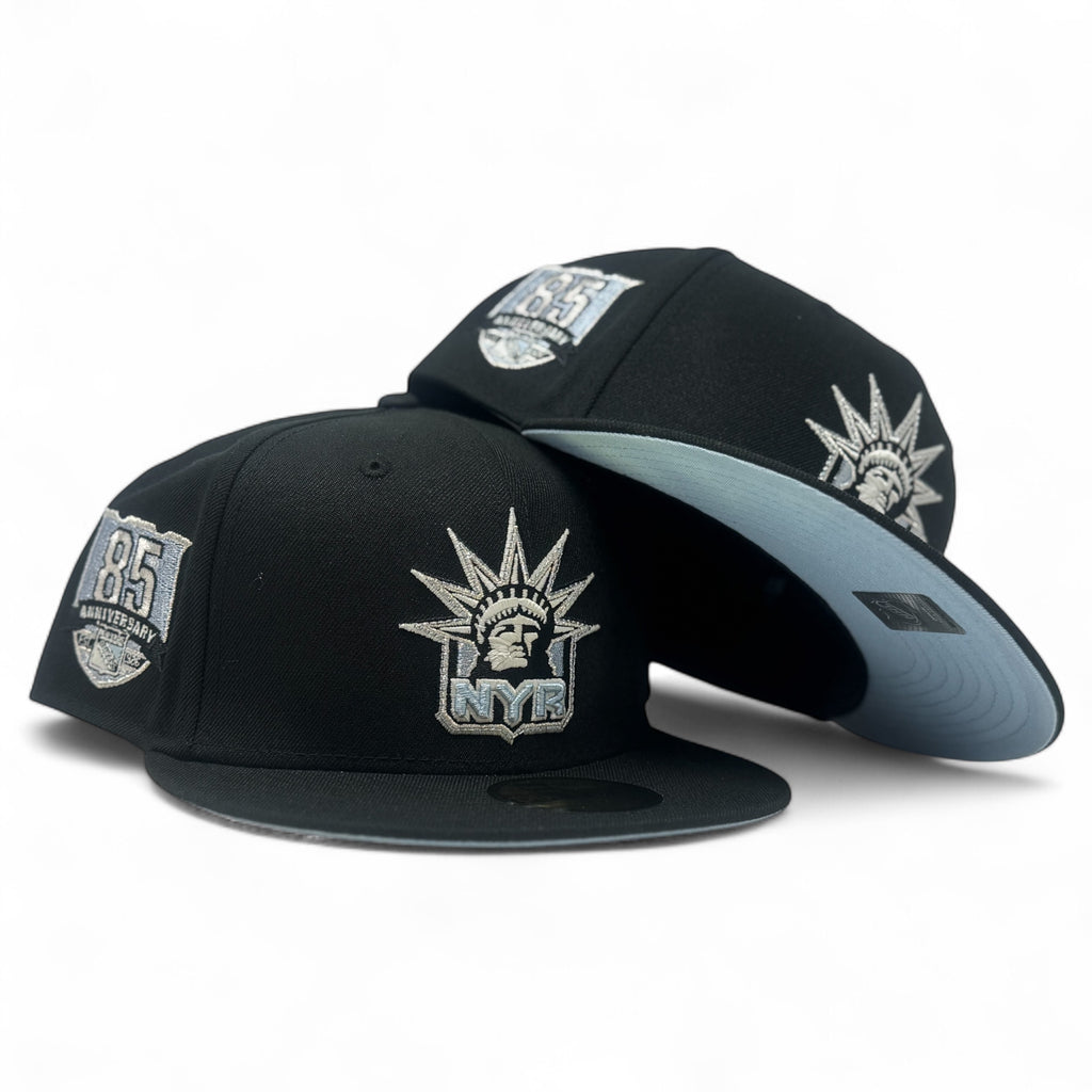 New York Rangers 85th Anniversary Icy Brim Fitted Hats