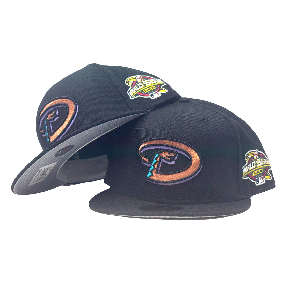 Arizona Diamondbacks 2001 World Series Black 59Fifty New Era Fitted Hat