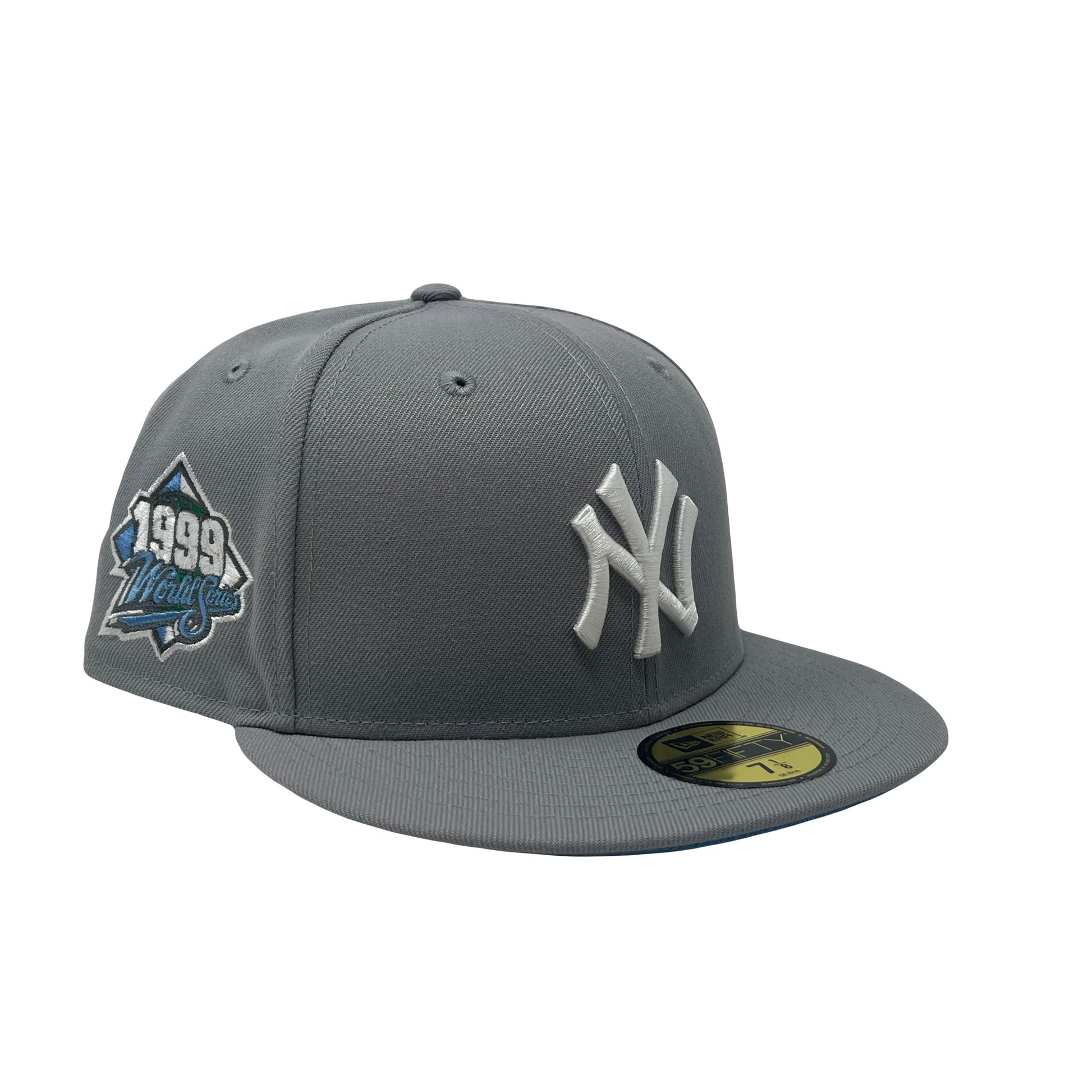 New York Yankees 1999 World Series Light Gray 5950 New Era Fitted Hat