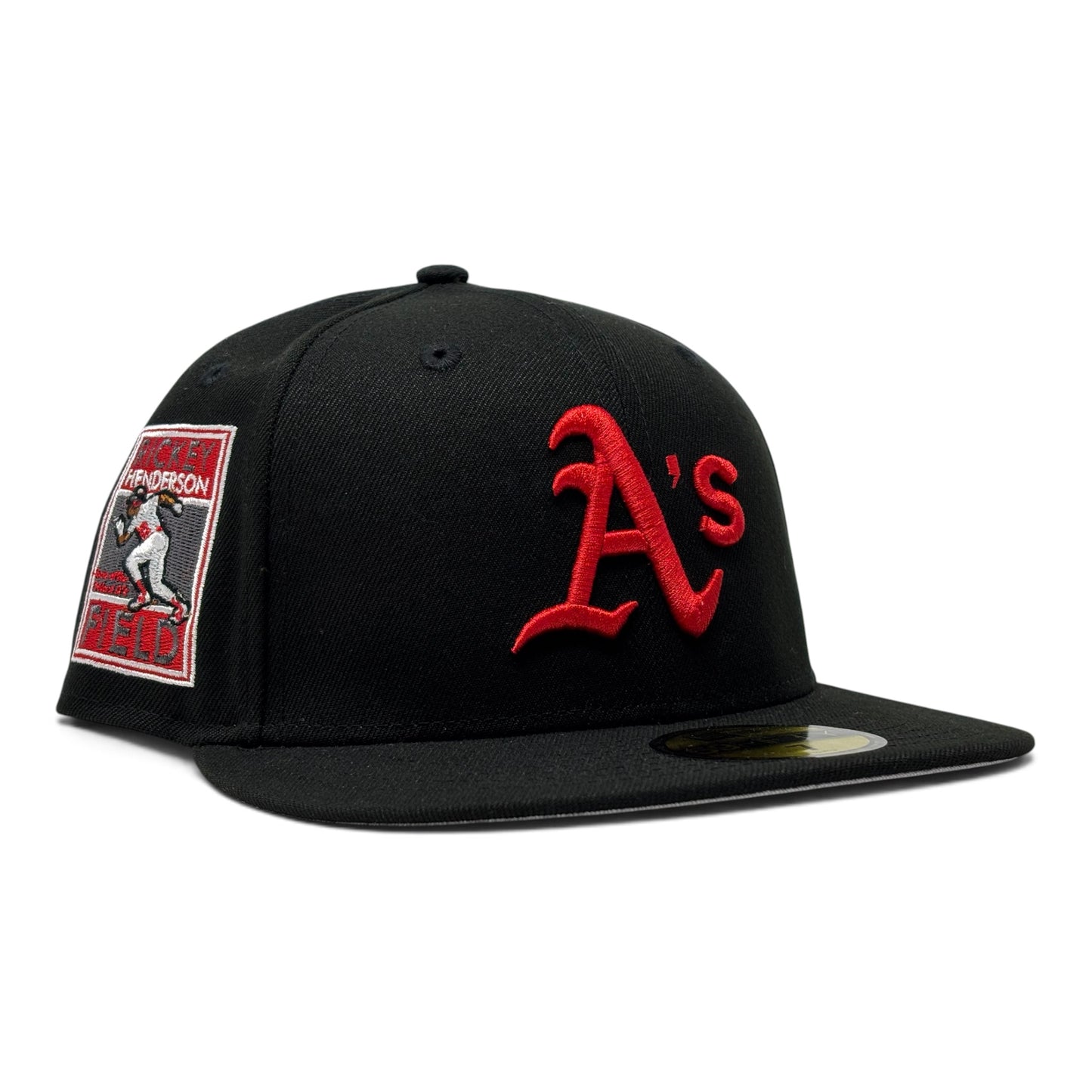 Oakland Athletics Rickey Handerson Field "Cherry Pack" Fitted Hat