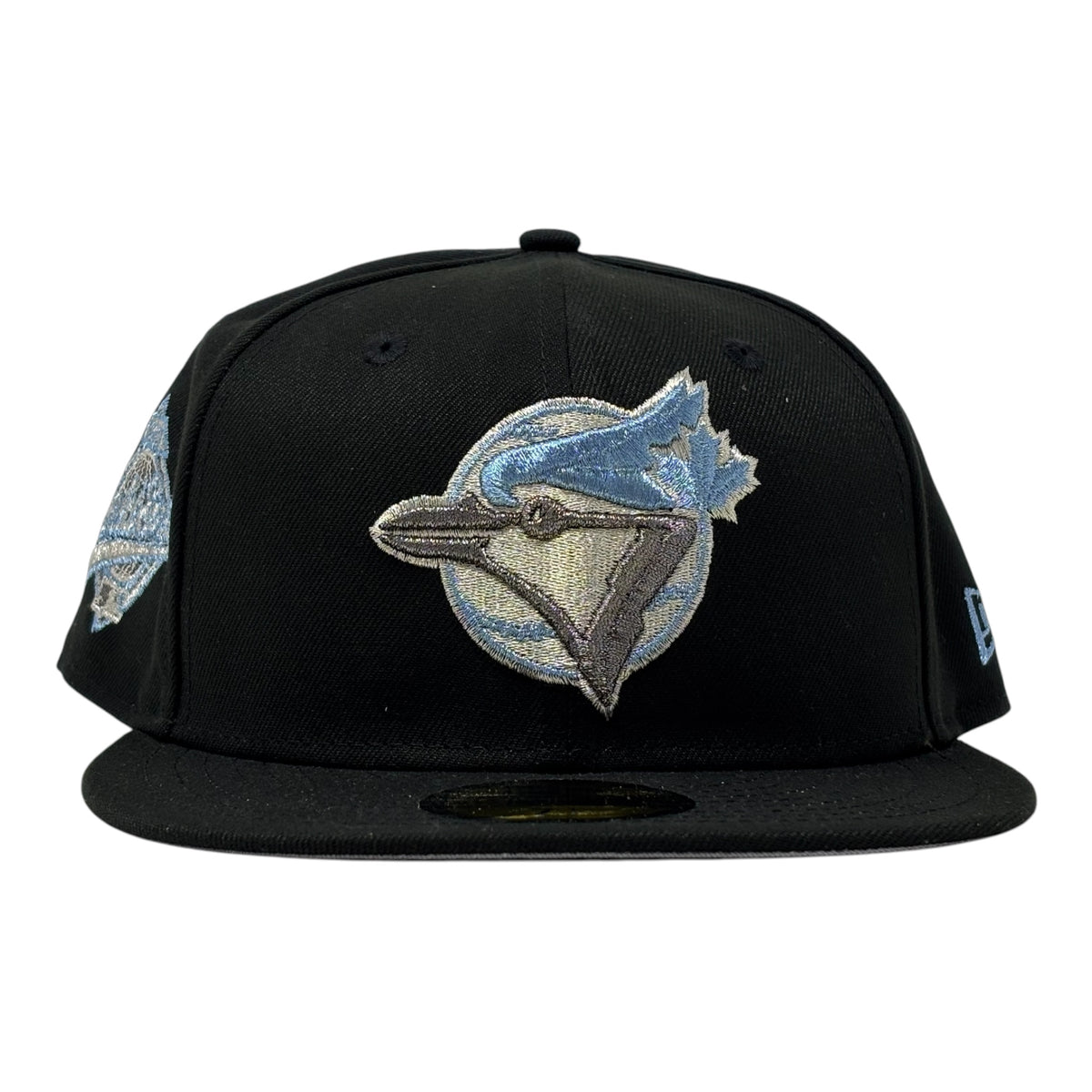 Toronto Blue Jays 1993 World Series Fitted Hats-Black Sky Blue