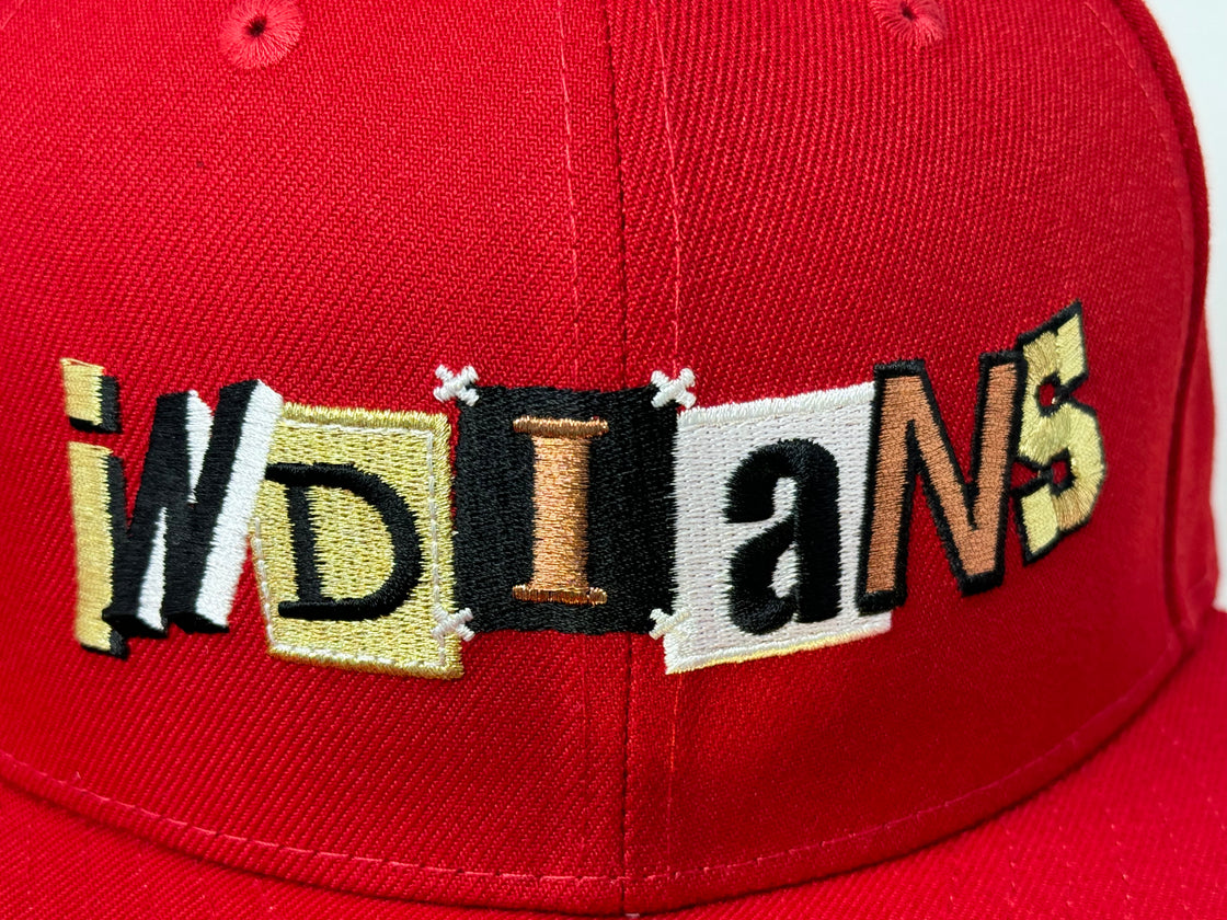 Cleveland Indians 1995 World Series Champions Ransom Note Pack New Era Fitted Hat