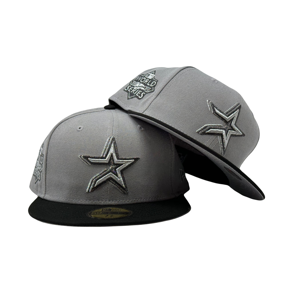 Houston Astros 2022 World Series Triple Metallic Logo 59Fifty New Era Fitted Hat