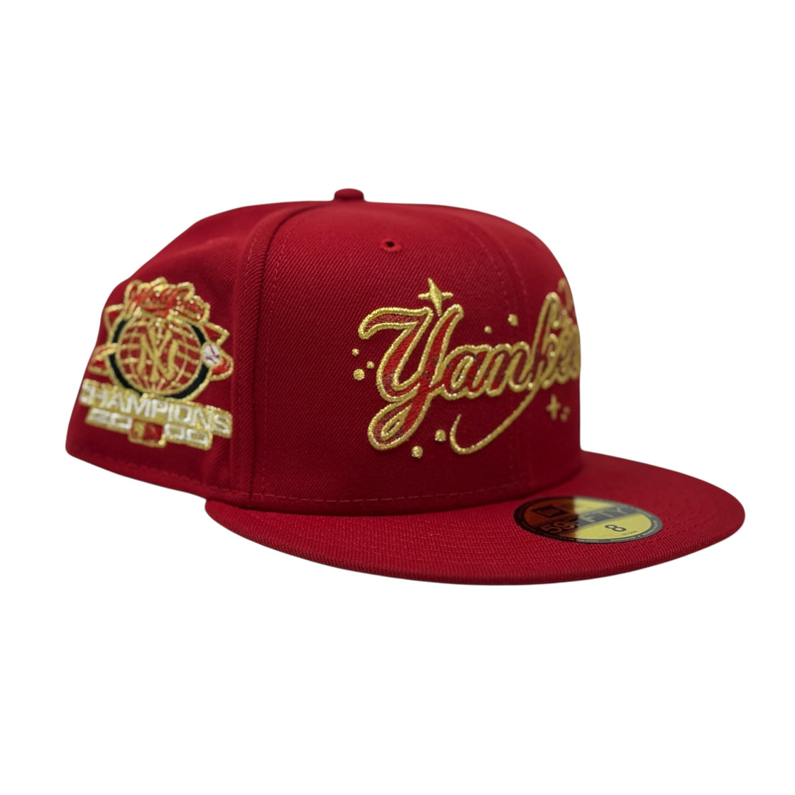 New York Yankees 2000 World Series Fitted Hats-Red
