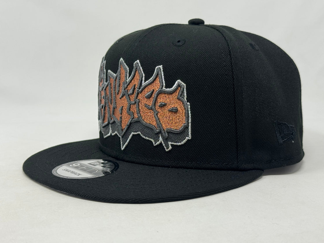 New York Yankees 2009 World Series Graffiti Snapback Hats-Black Copper