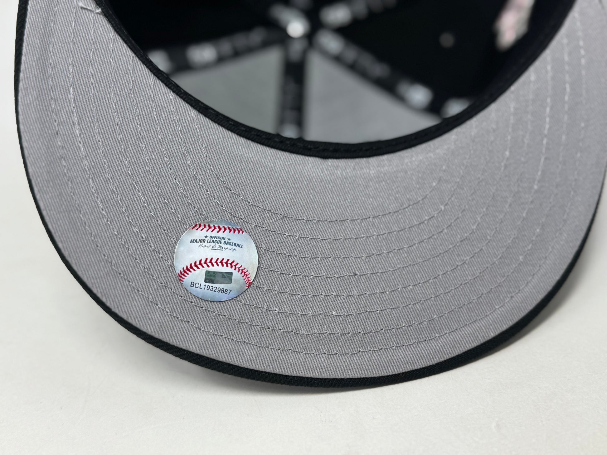 Los Angeles Angels 35th Anniversary Fitted Hats-Black pink
