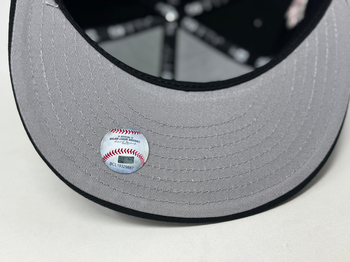 Los Angeles Angels 35th Anniversary Fitted Hats-Black pink