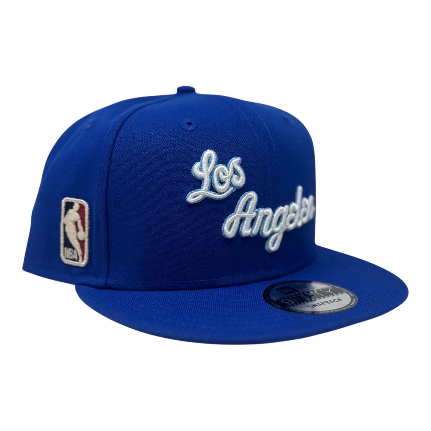 Los Angeles Hardwood Classics Team Snapback Hat-Royal Blue