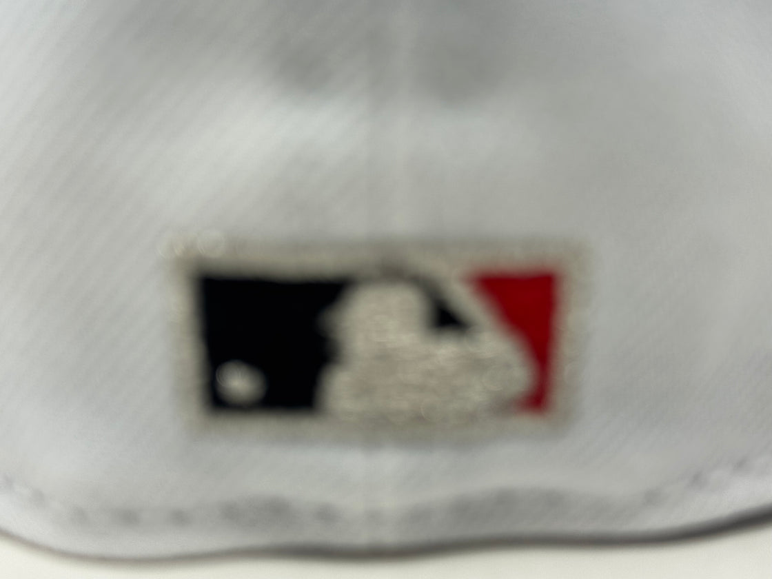 Cincinnati Reds 1975 World Series Fitted Hats-White Black