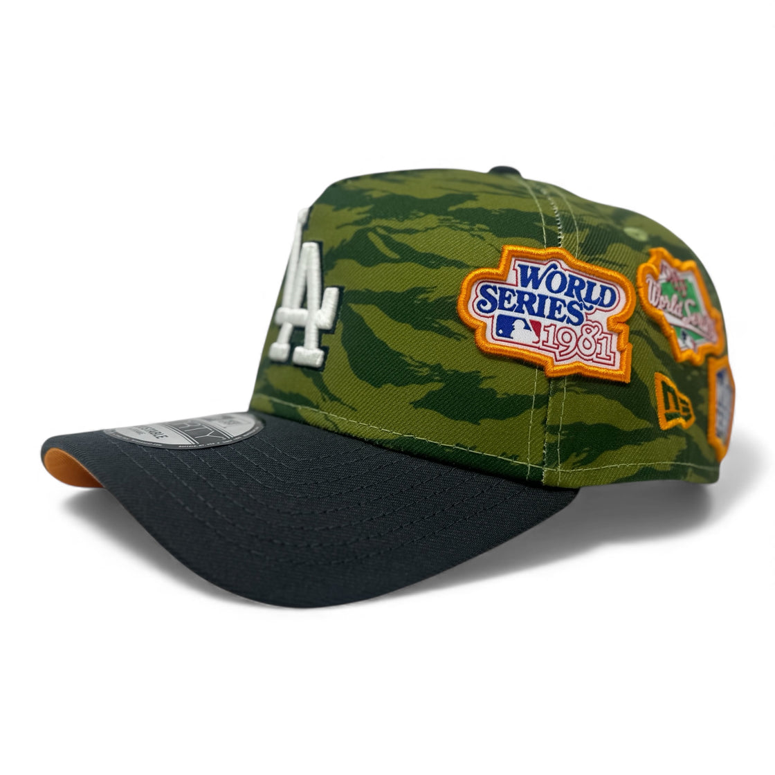 Los Angeles Dodgers multi-Logo 9Forty A-Frame Snapback Hats-camouflage