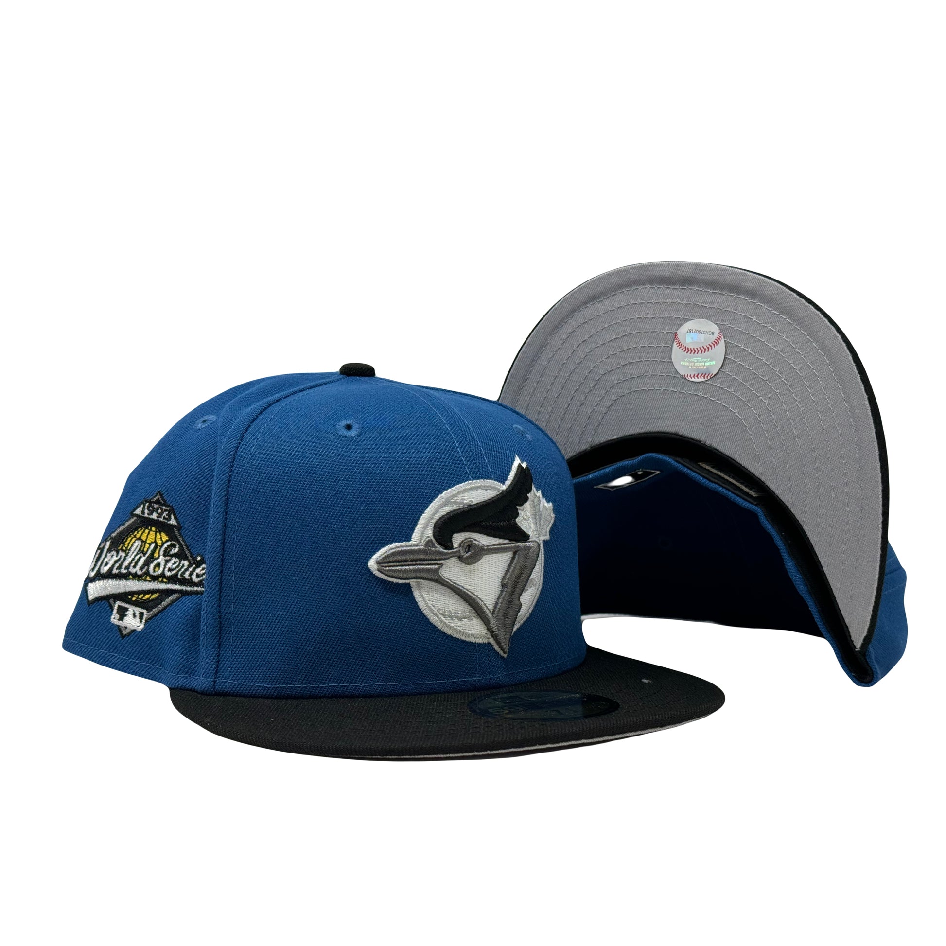 Toronto Blue Jays 1993 World Series Seashore New Era Fitted Hat Matching Air Jordan 5 Retro "Dawn"