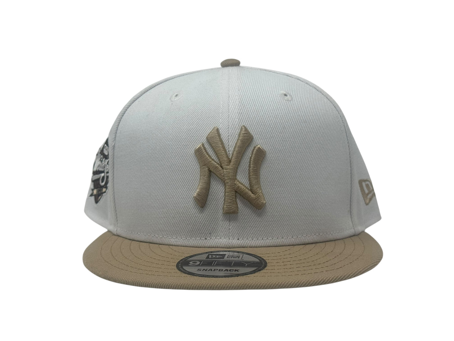 New York Yankees 1999 World Series Snapback Hats-White Camel