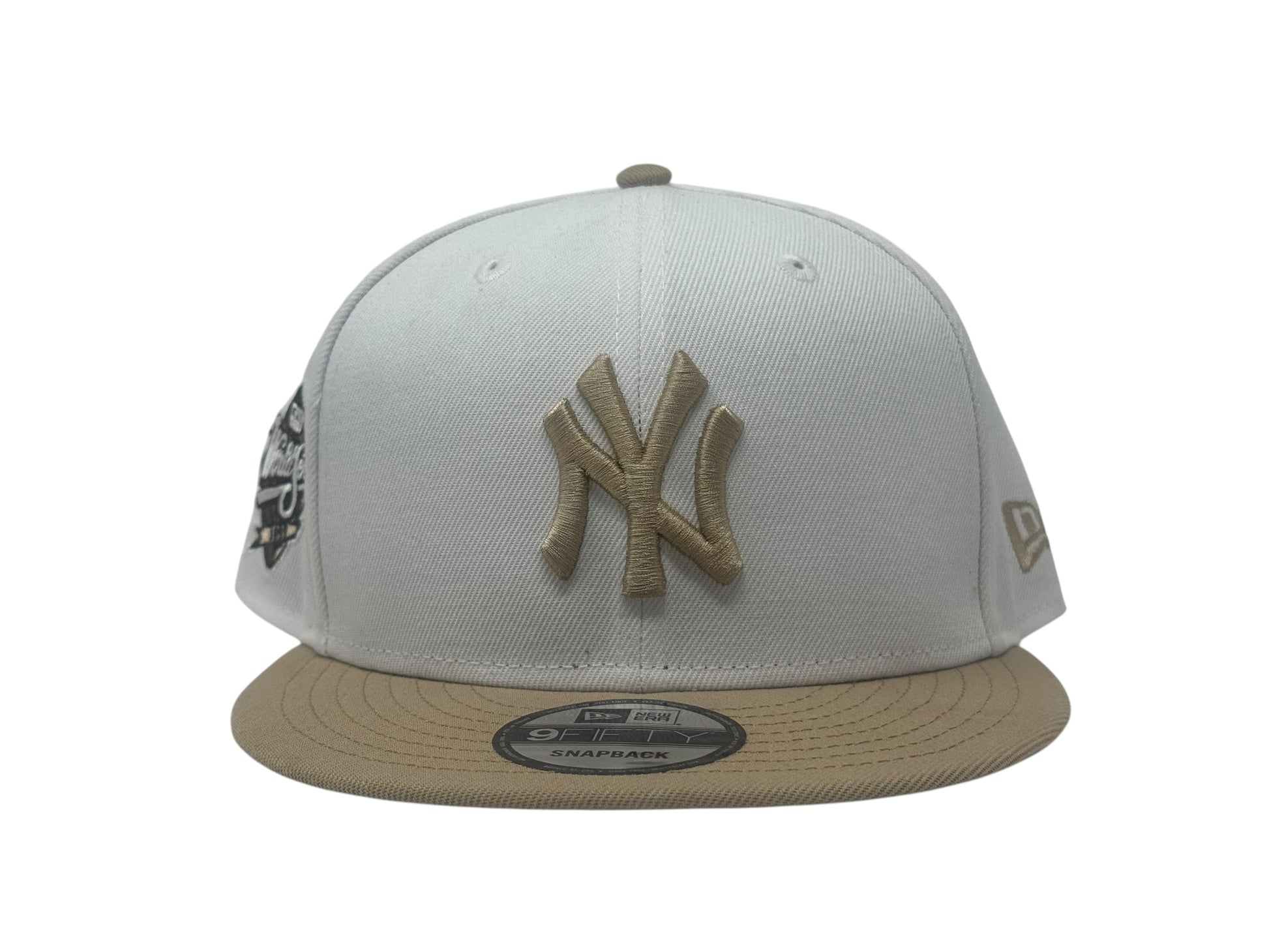 New York Yankees 1999 World Series Snapback Hats-White Camel