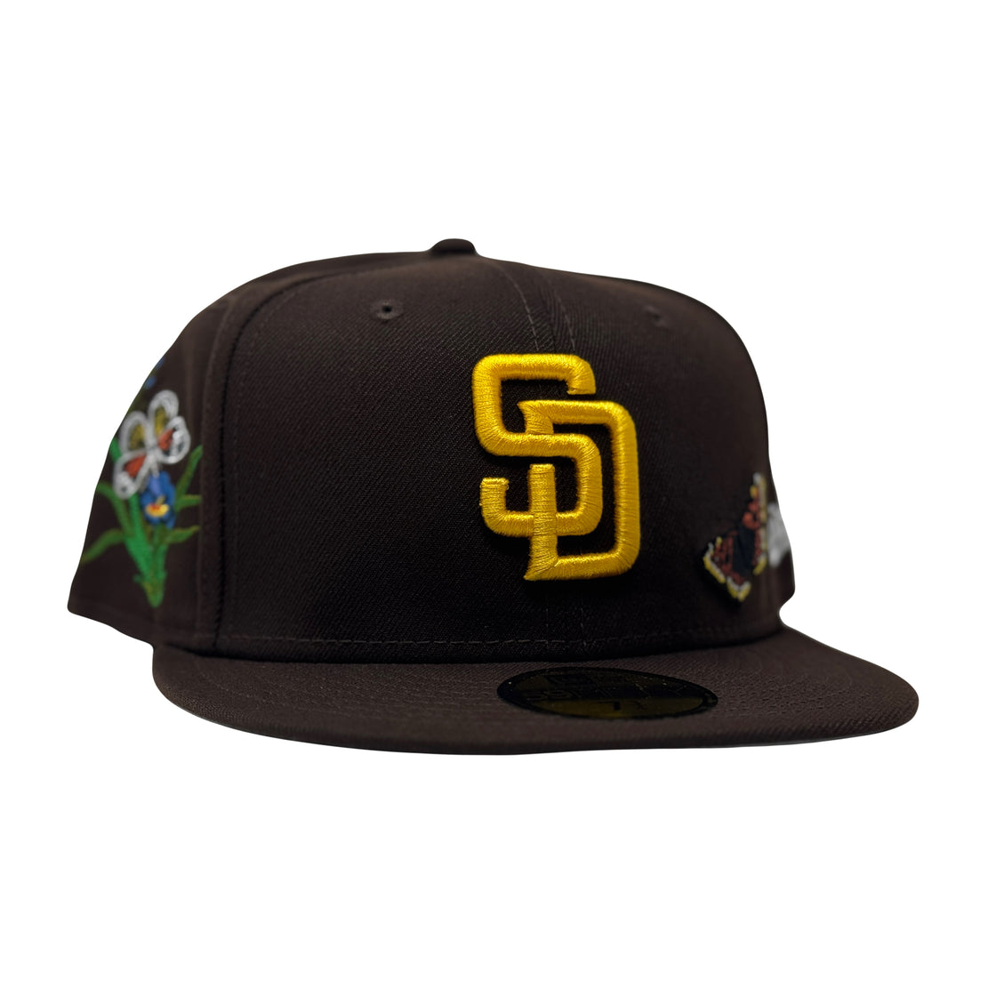 San Diego Padres Butterfly Garden New Era Fitted Hats-Sports World NY