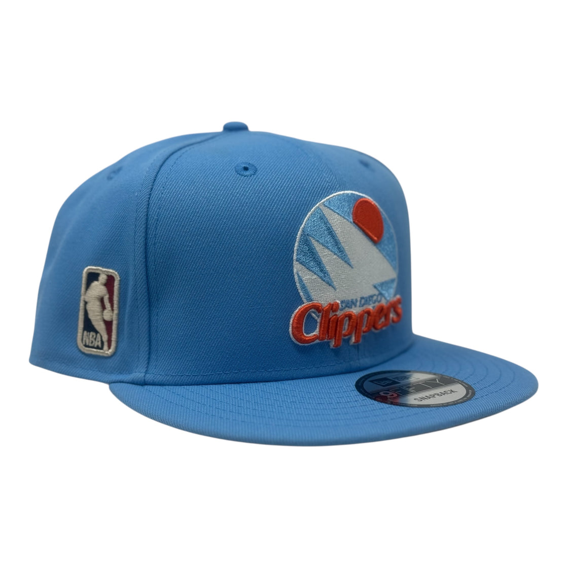 San Diego Clippers Hardwood Classics Team Snapback Hat-Sky Blue