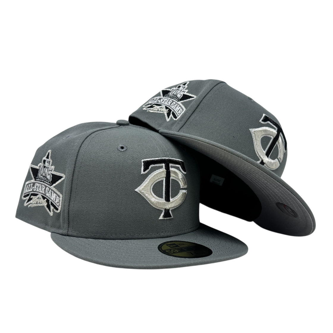 Minnesota Twins 1985 All Star Game Fitted Hat- Gray