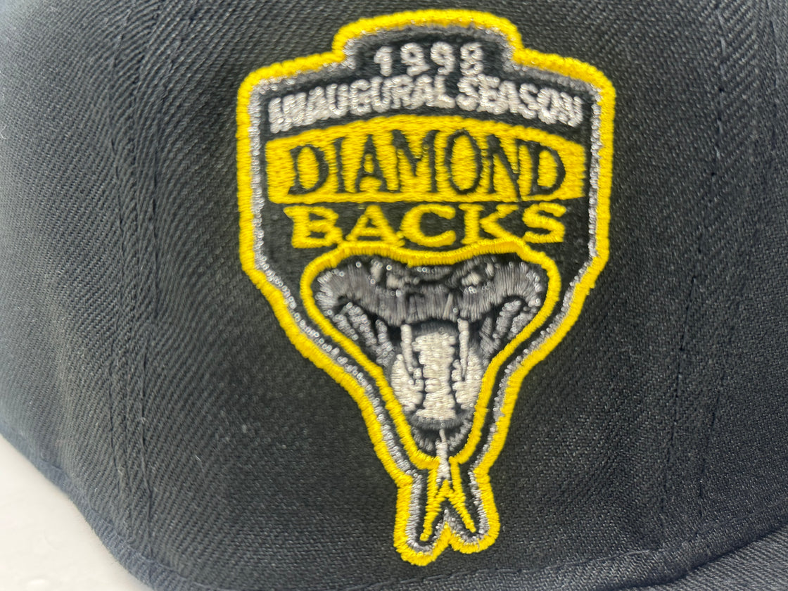 Arizona Diamondbacks 1998 Inaugural Season Fitted Hats-Black Yellow