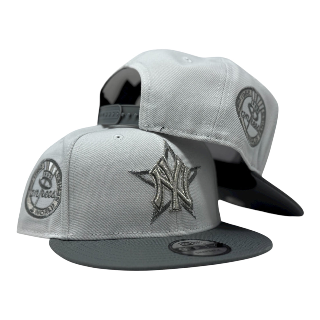 New York Yankees 1962 World Series Snapback Hats-White Crown/Grey Brim