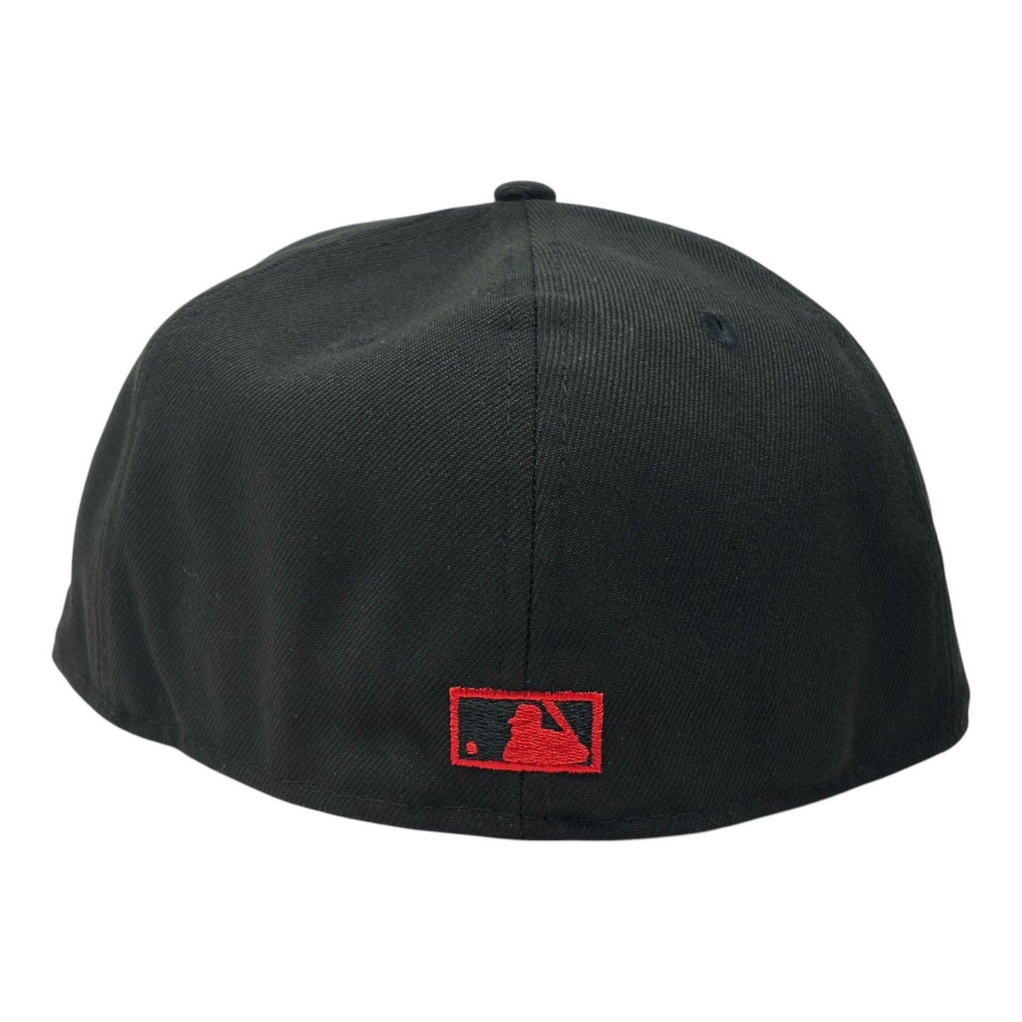 New York Yankees 1996 World Series Floral Logo Fitted Hat-Black Red