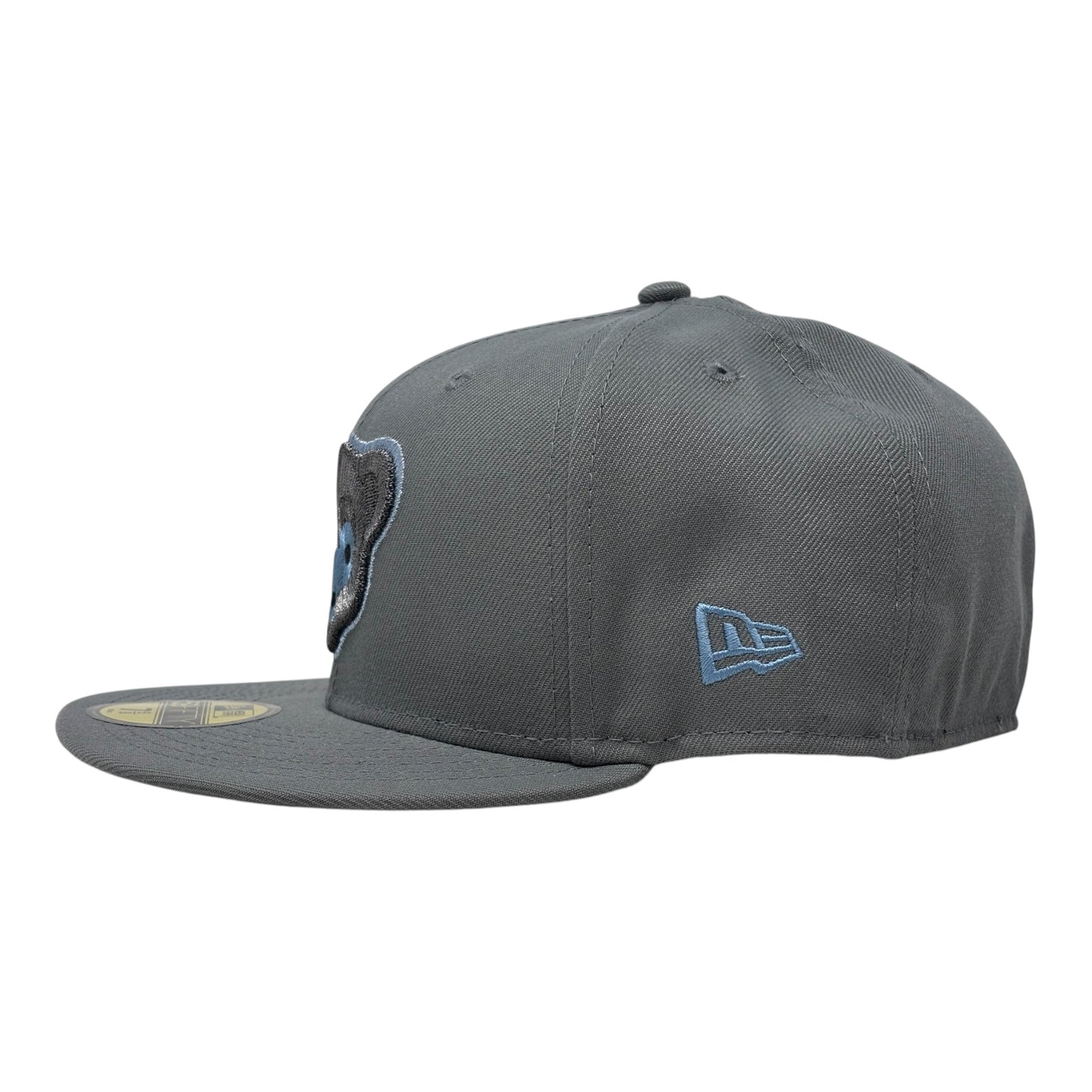Chicago Cubs Be Alert Foul Ball Logo Fitted Hats-Light Gray