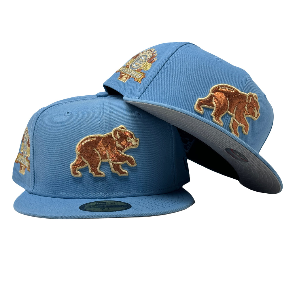 Chicago Cubs 1990 All Star Game Sky Blue 59Fifty New Era Fitted Hat