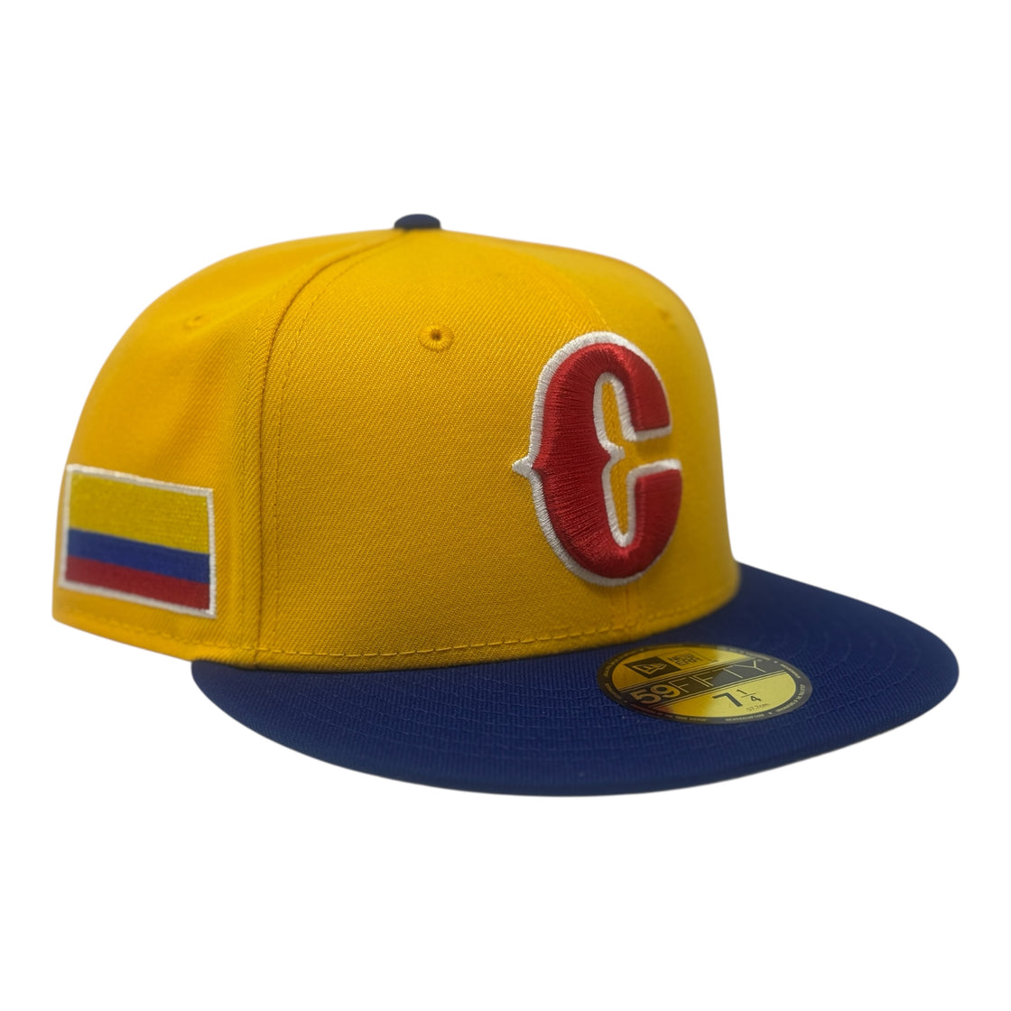 Colombia 2026 World Baseball Classic 59Fifty Fitted Hat-Yellow Royal
