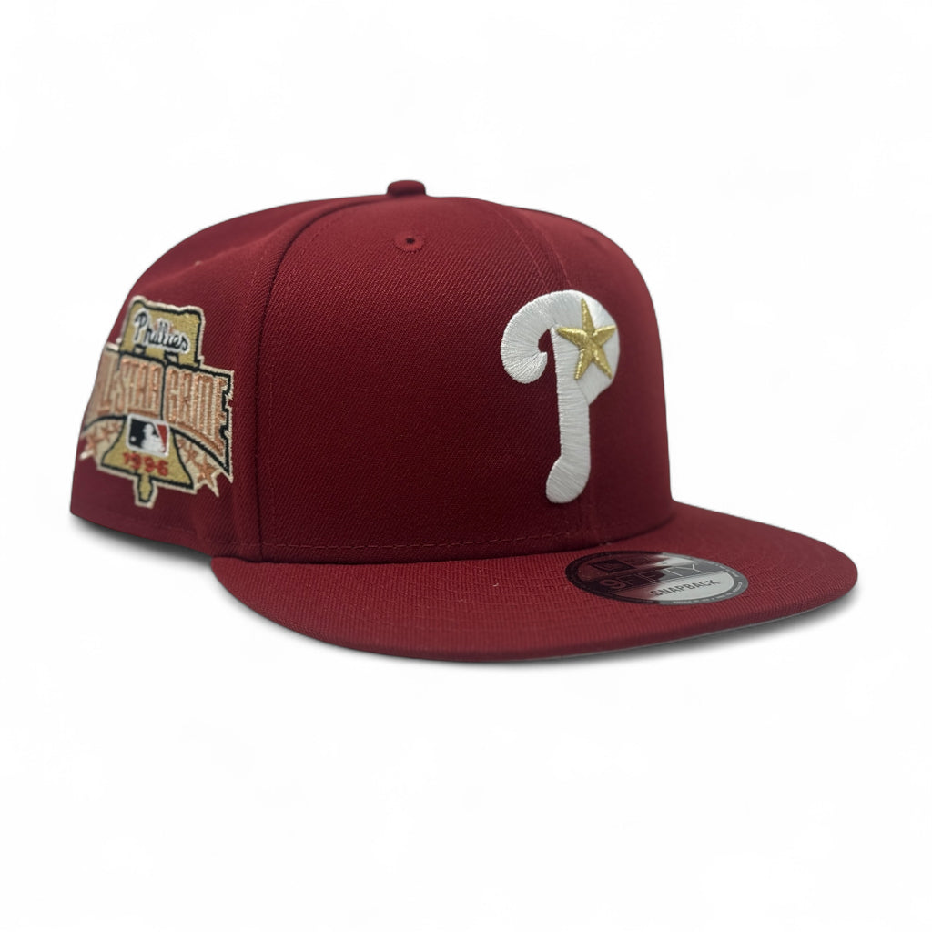 Philadelphia Phillies 1996 All Star Game Snapback Hats-Brick Red