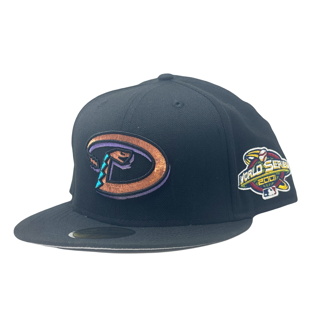 Arizona Diamondbacks 2001 World Series Black 59Fifty New Era Fitted Hat