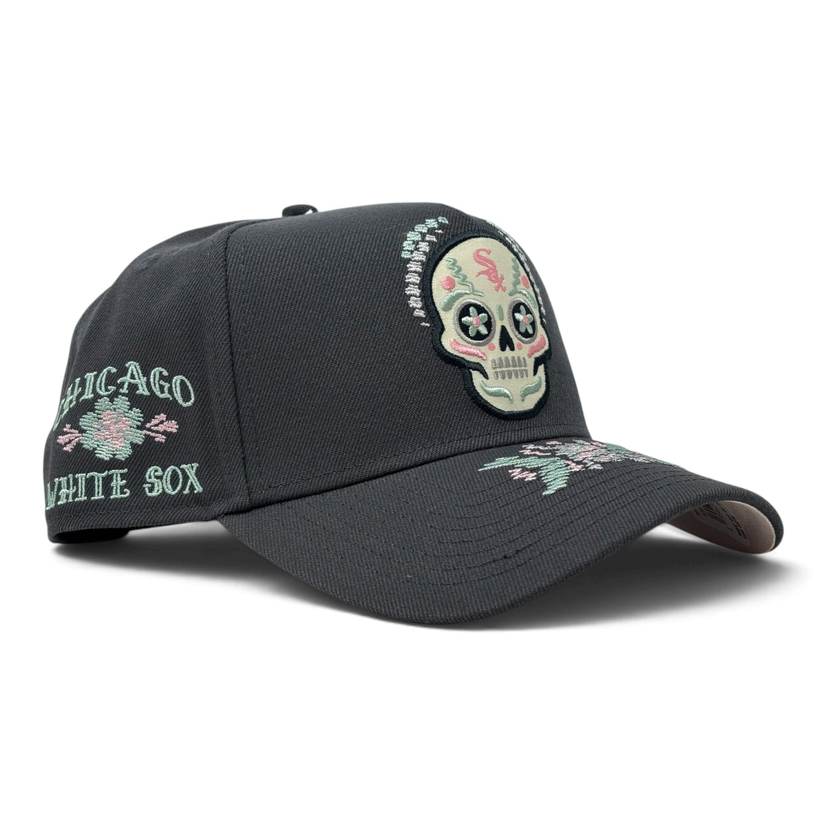 Chicago White Sox Gray 2026 Day of the Dead New Era 9FORTY A-Frame Hat