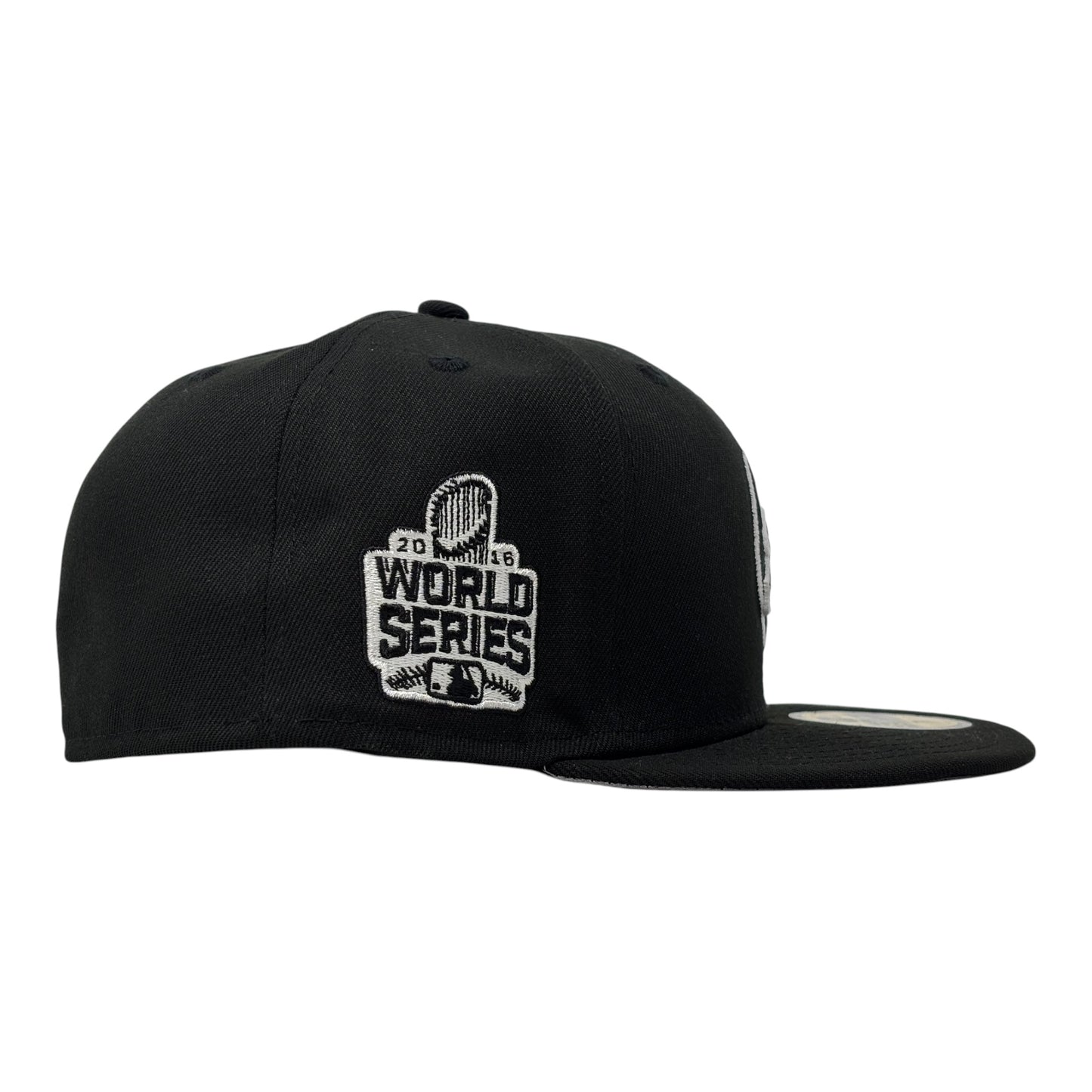 Chicago Cubs 2016 New Era Fitted Hat- Black