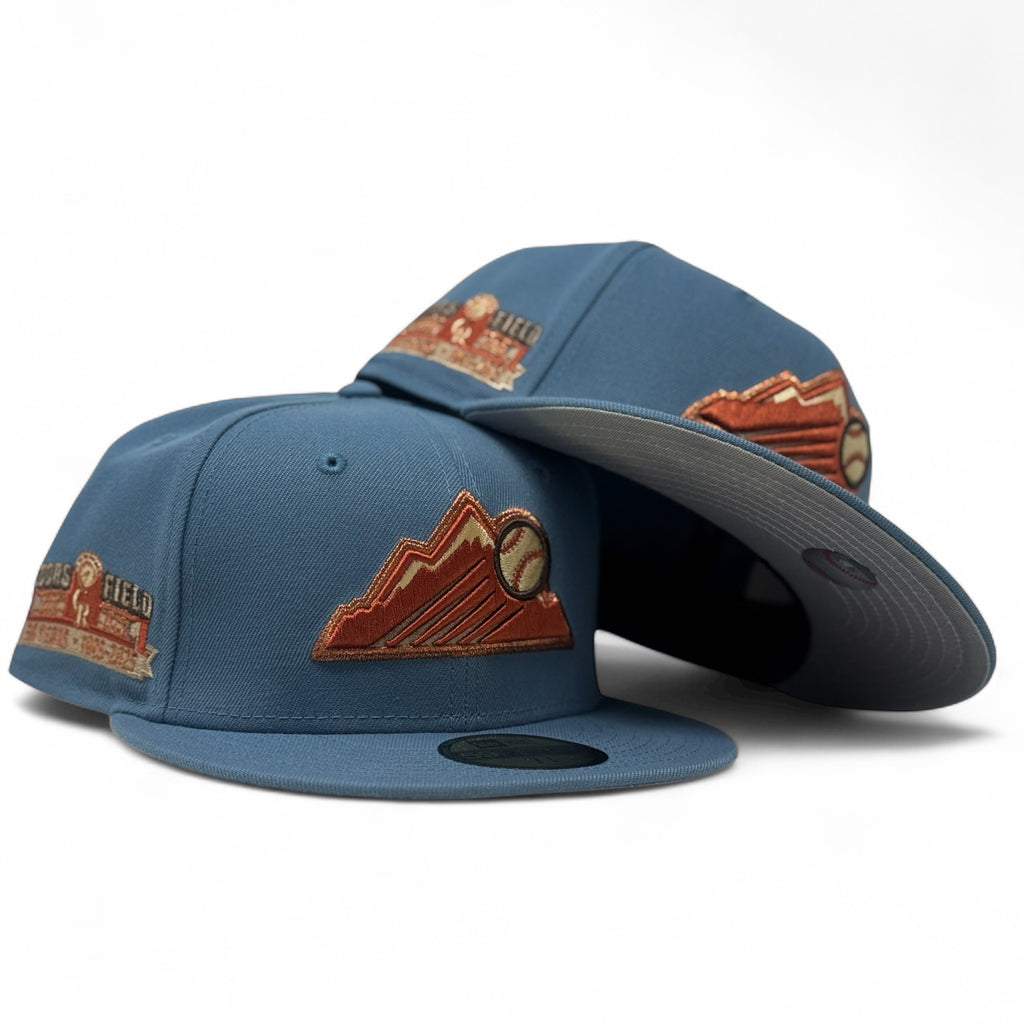 Colorado Rockies 30th Anniversary Gray Brim New Era Fitted Hat