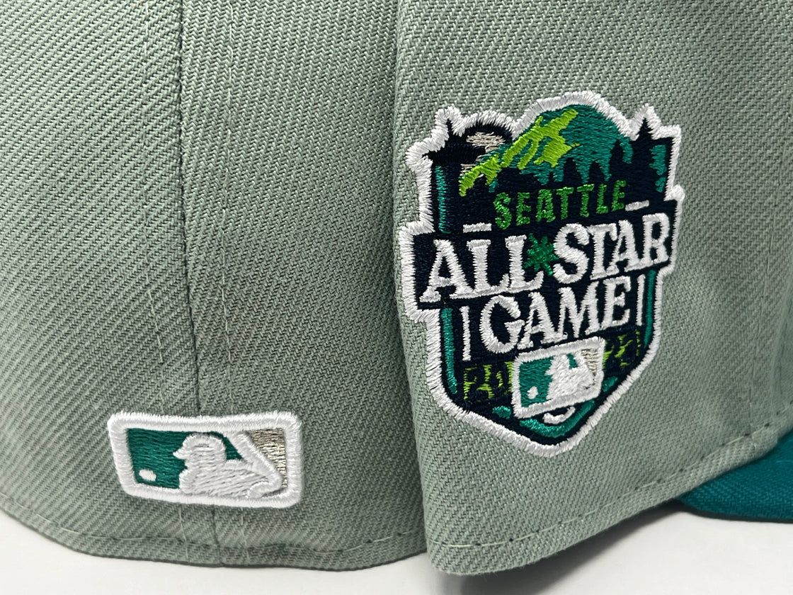 Green Seattle Mariners Faded Logo 59Fifty New Era Fitted Hat