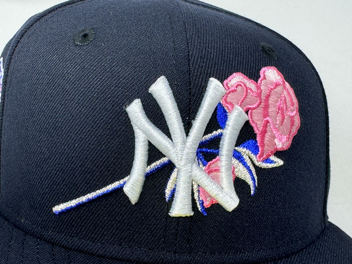 New York Yankees 1996 World Series Floral Logo 59Fifty New Era Fitted Hat