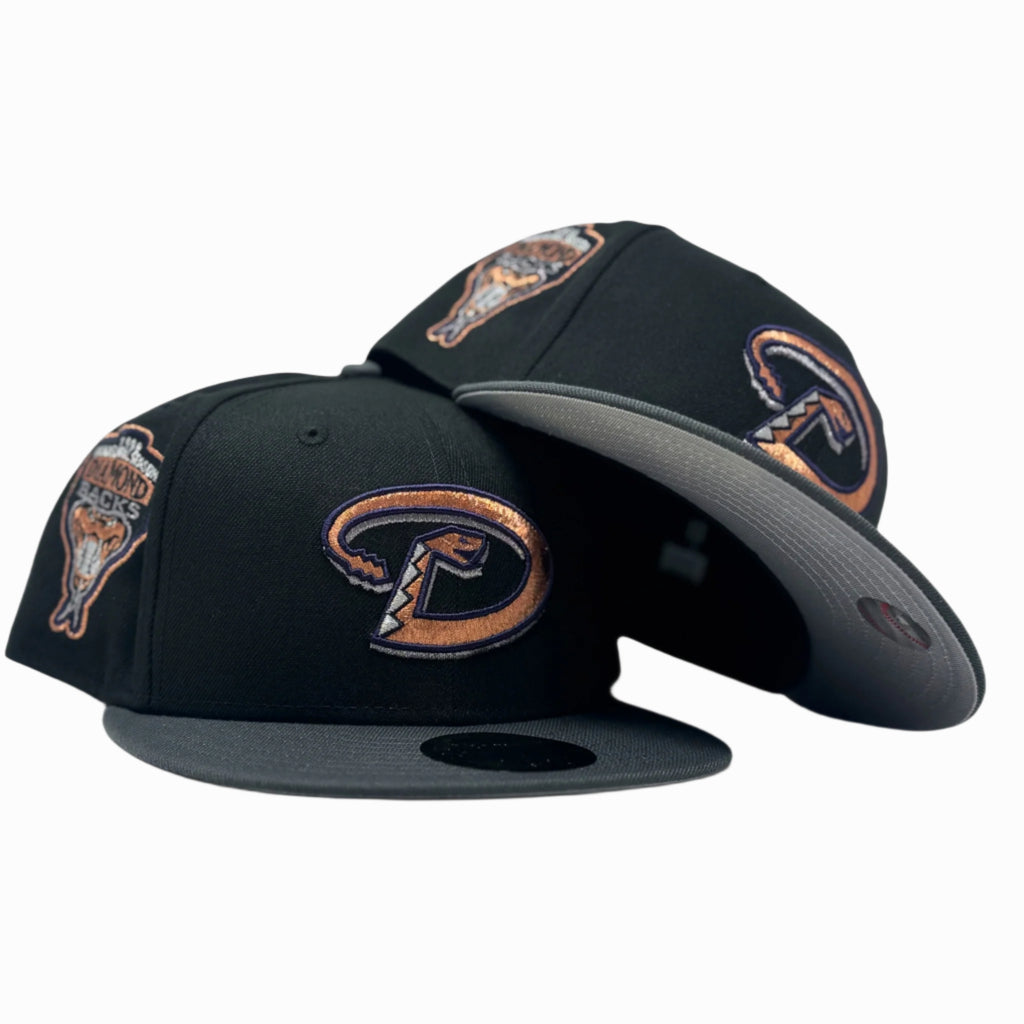 Arizona Diamondbacks 1998 Inaugural Season Black Fitted Hats
