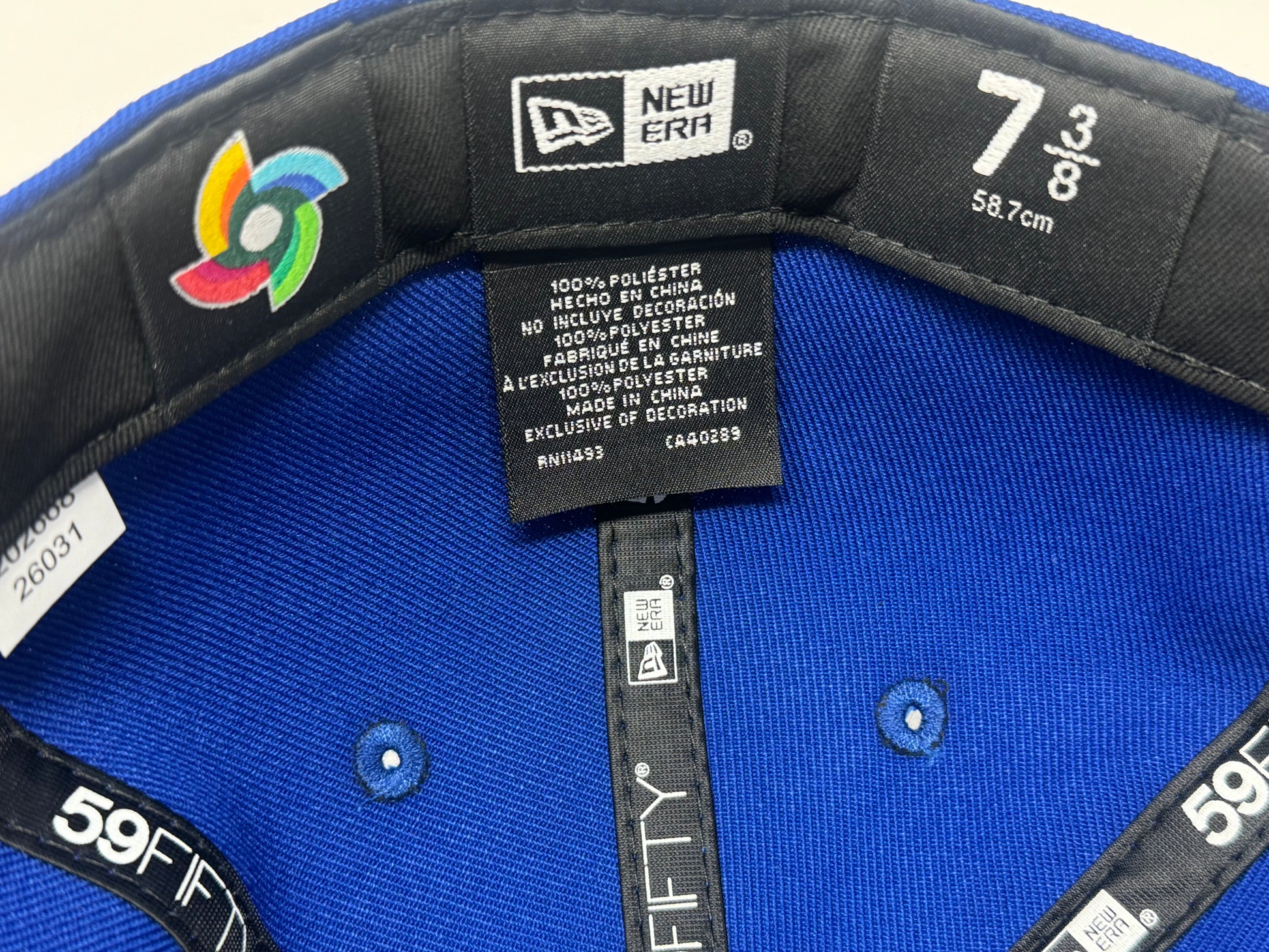 Colombia 2026 World Baseball Classic 59Fifty Fitted Hat-Royal Blue