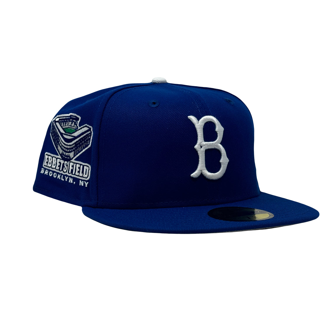 Brooklyn Dodgers Ebbets Field Light Royal 59Fifty New Era Fitted Hat