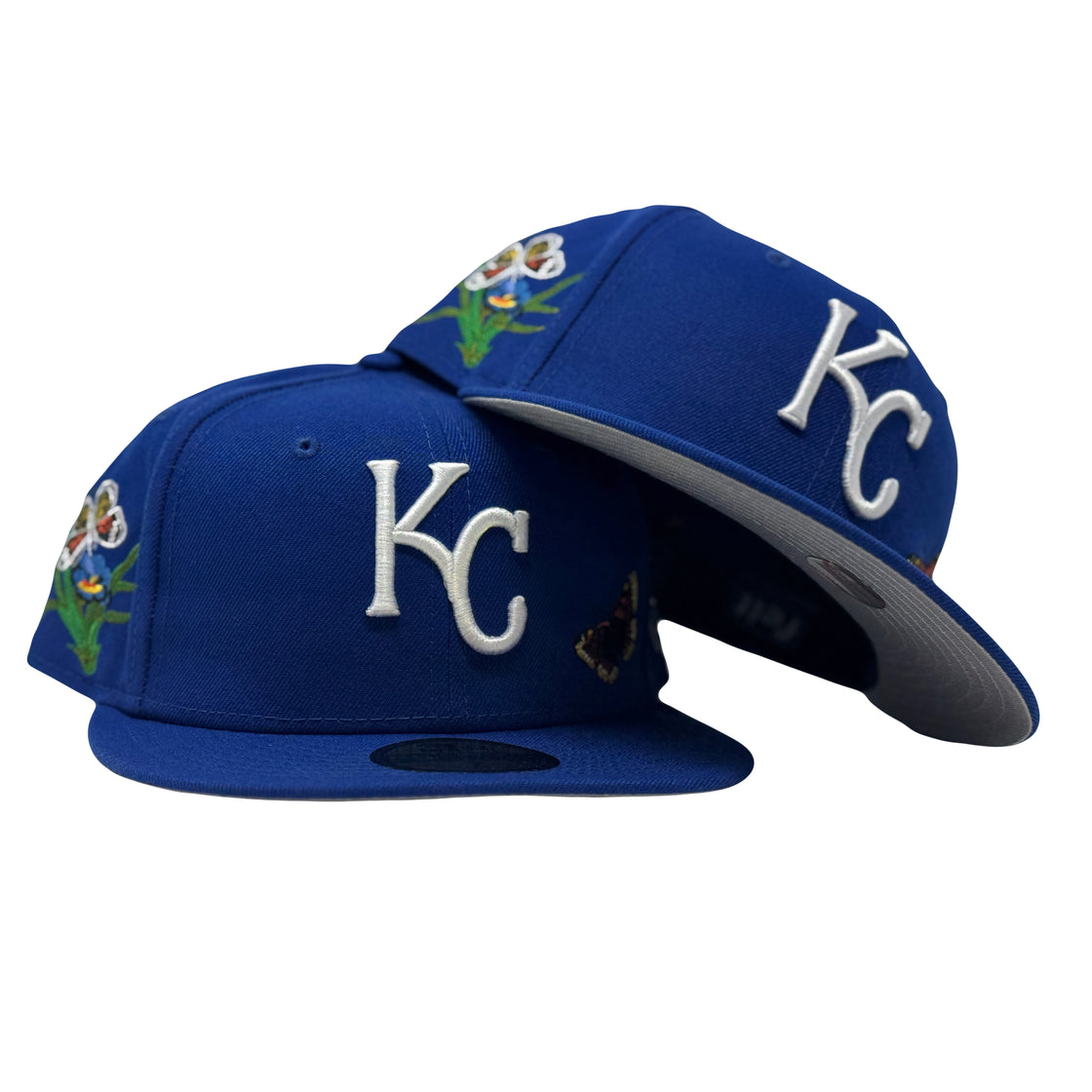 Kansas City Royals Butterfly Garden New Era Fitted Hats