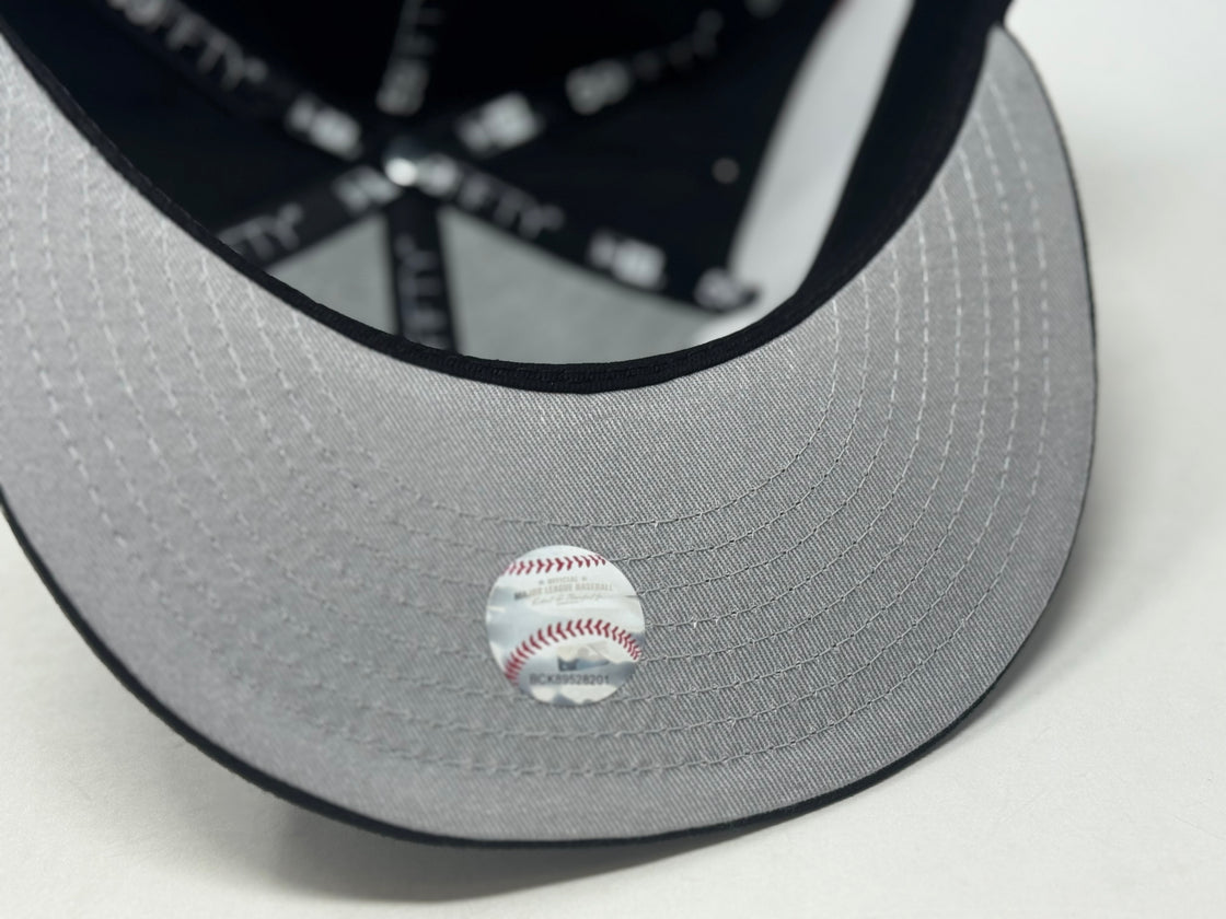 Los Angeles Dodgers Olympic Stadium Fitted Hats-Black Royal