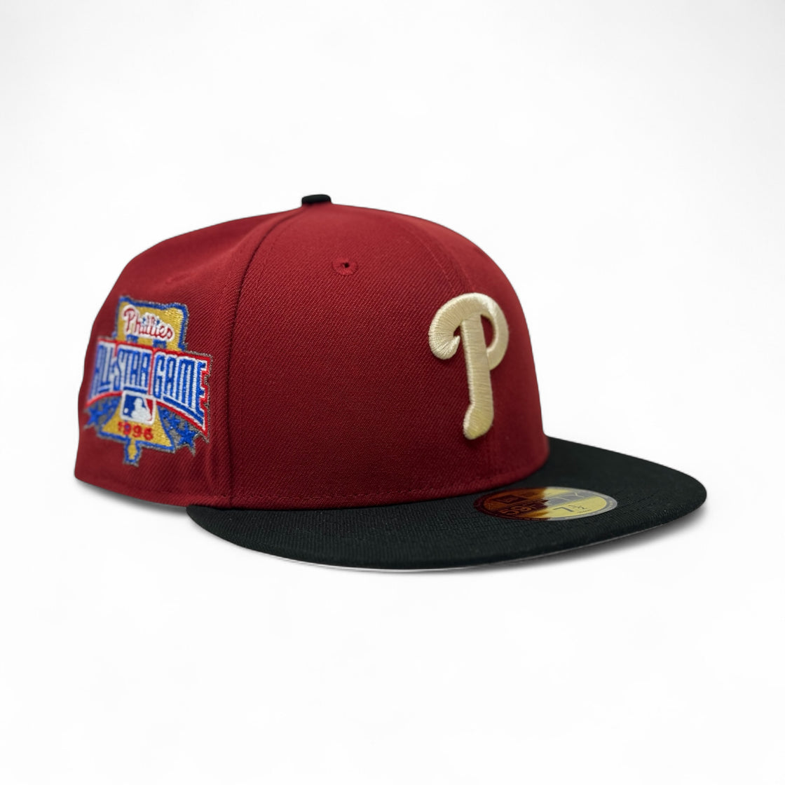 Philadelphia Phillies 1996 All Star Game Brick Red Fitted Hats