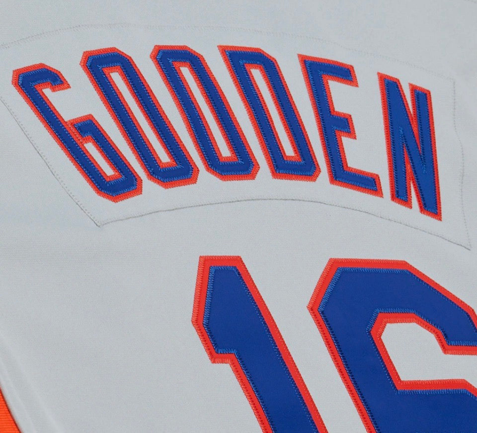Dwight Gooden New York Mets 1986 Gray Authentic Jersey