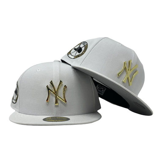 New York Yankees 1961 World Series White Metal Plate Logo 59Fifty New Era Fitted Hat