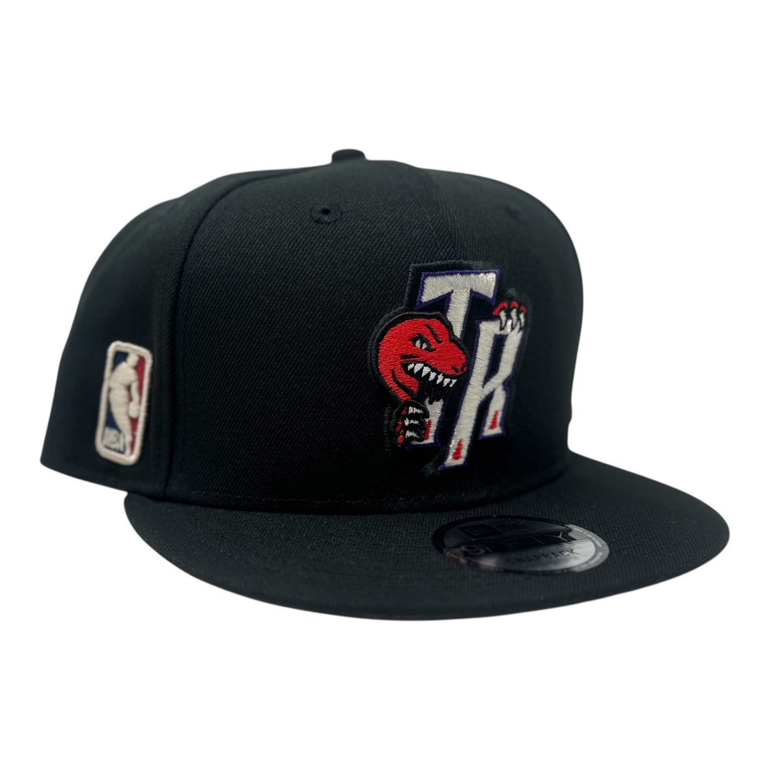 Toronto Raptors Hardwood Classics Team Snapback Hat-Black