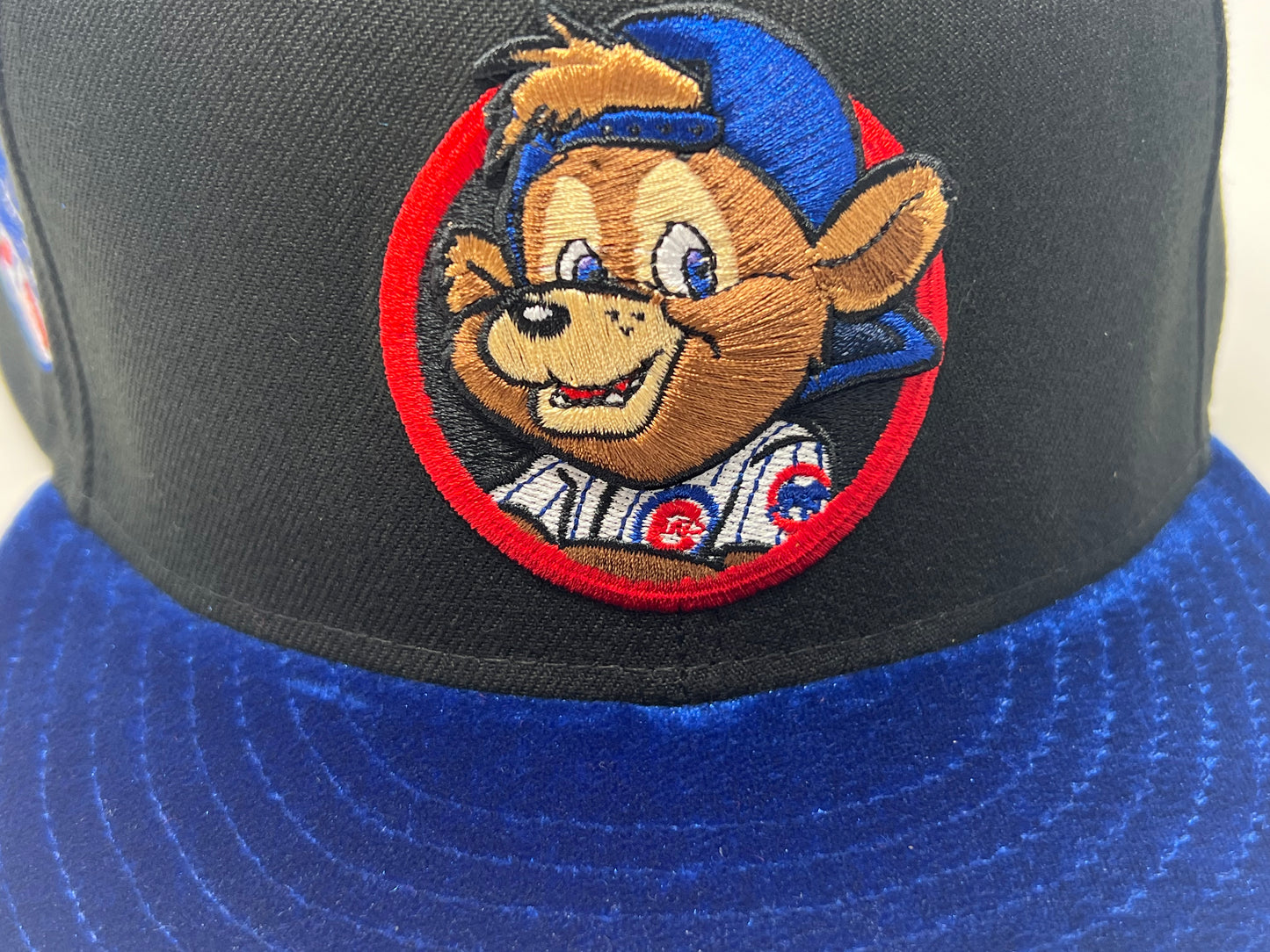 Chicago Cubs 2016 World Series "BEAR LOGO" Royal Velvet Visor New Era Fitted Hat